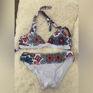 Floral Print Bikini Set